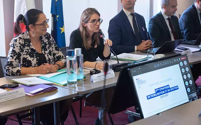 Photo de la présentation de la stratégie Agir pour les aidants 2023-2027