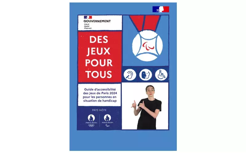 Visuel de l'infographie sur l'accessibilité pendant le Jeux olympiques et paralympiques
