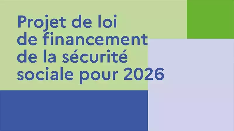 Visuel de couverture du PLFSS pour 2026 